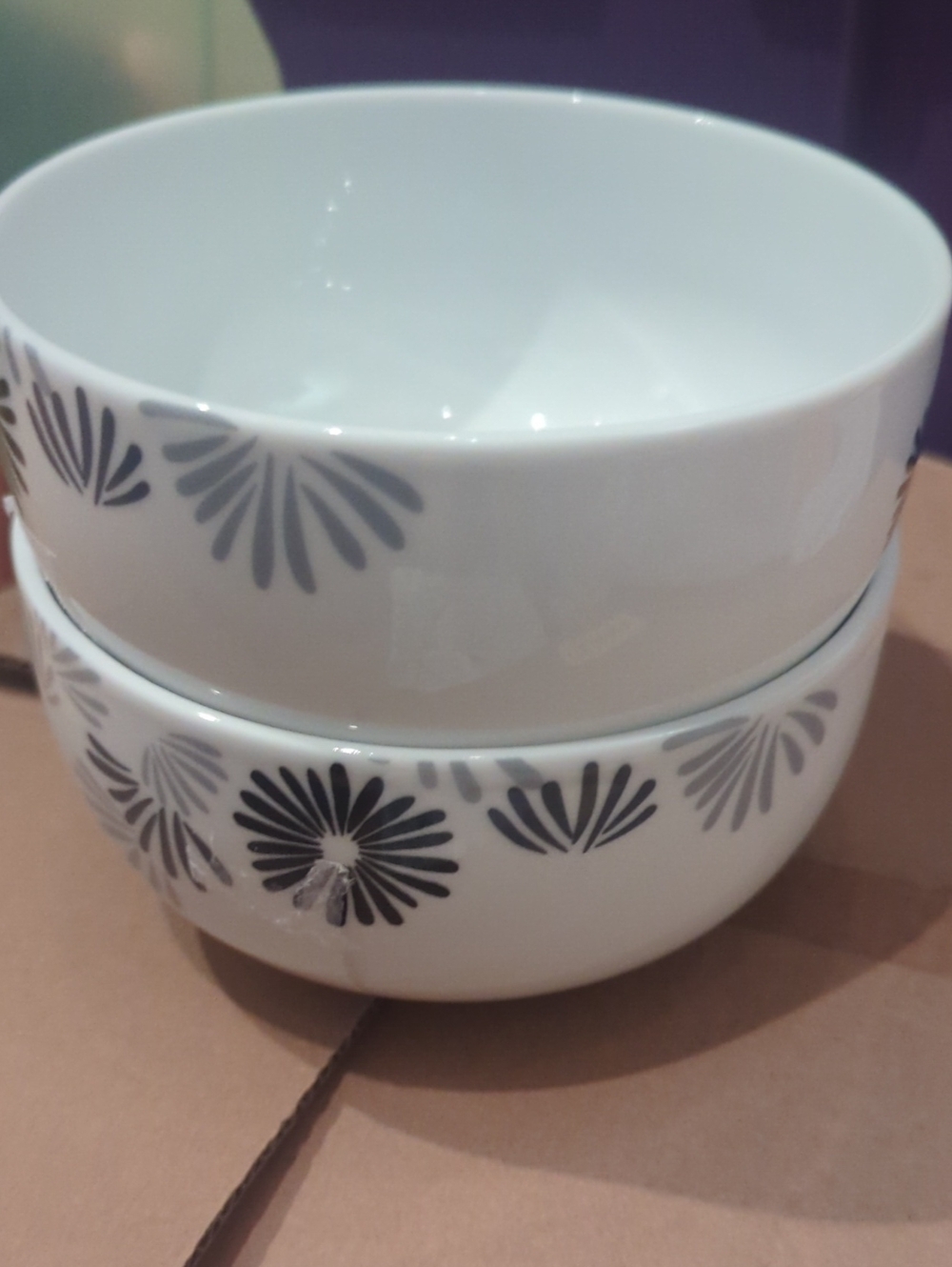 White Ceramic Bowls (2)